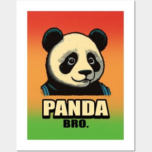 Panda Bro Poster Posters and Art